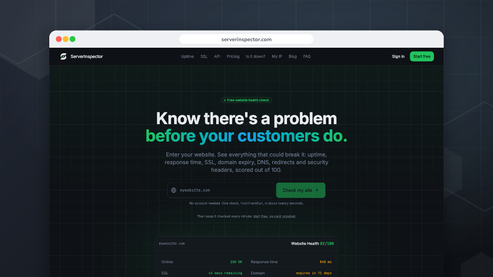 Server Inspector: Golux Group project
